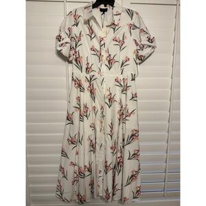 Ted Baker Floral White Dress NWT size 10